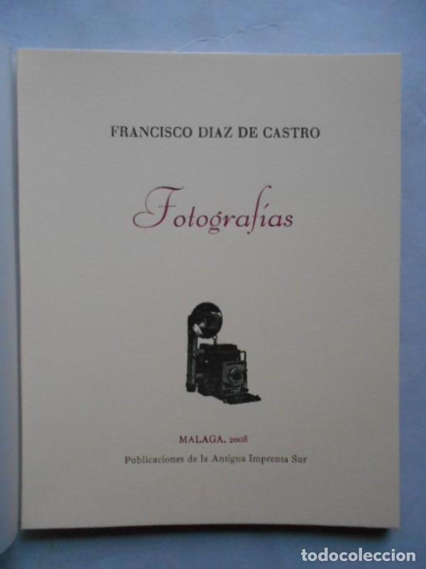 Libros: Fotograf&iacute;as. - D&iacute;az de Castro, Francisco. - Foto 1