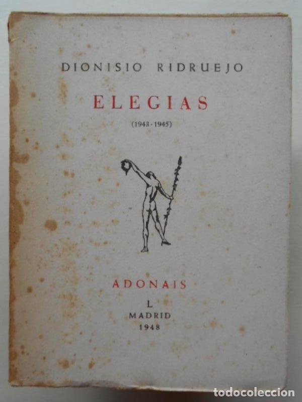 Libros: Eleg&iacute;as (1943 - 1945). - Ridruejo, Dionisio. - Foto 1