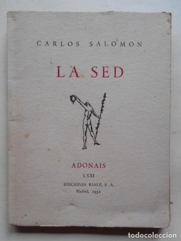Libros: La Sed. - Salom&oacute;n, Carlos. - Foto 1