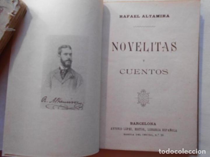 Libros: Novelitas y Cuentos. - Altamira, Rafael. - Foto 2