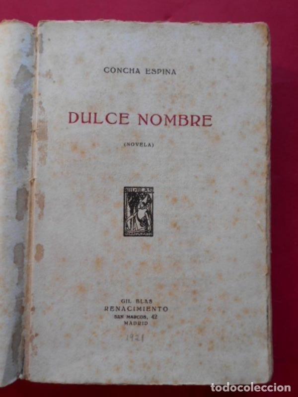 Libros: Dulce Nombre. - Espina, Concha. - Foto 2