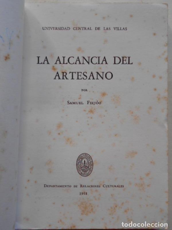 Libros: La Alcanc&iacute;a del Artesano - Feij&oacute;o, Samuel. - Foto 3