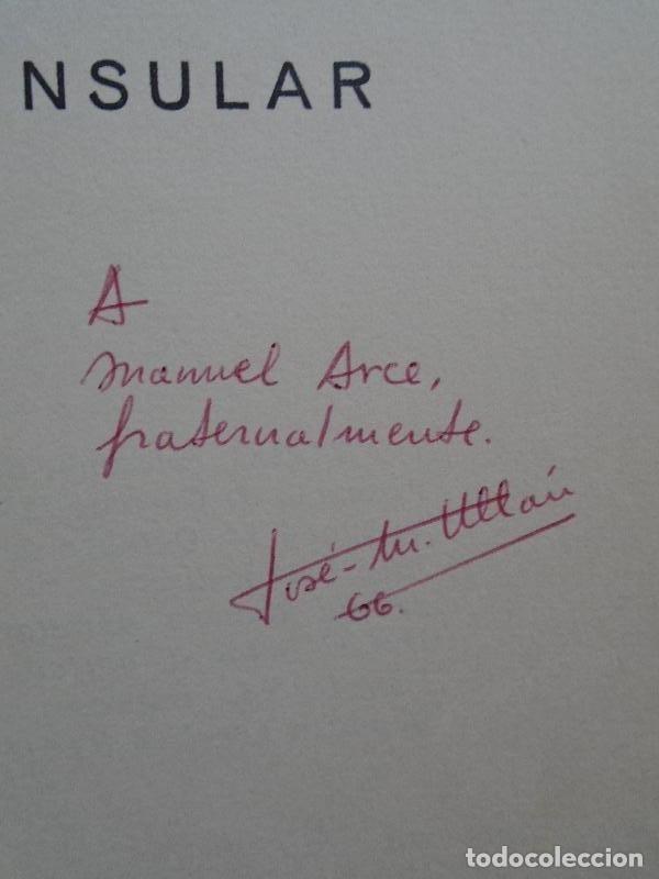 Libros: Amor Peninsular. (Dedicatoria aut&oacute;grafa.) - Ull&aacute;n, Jos&eacute; Miguel. - Foto 3