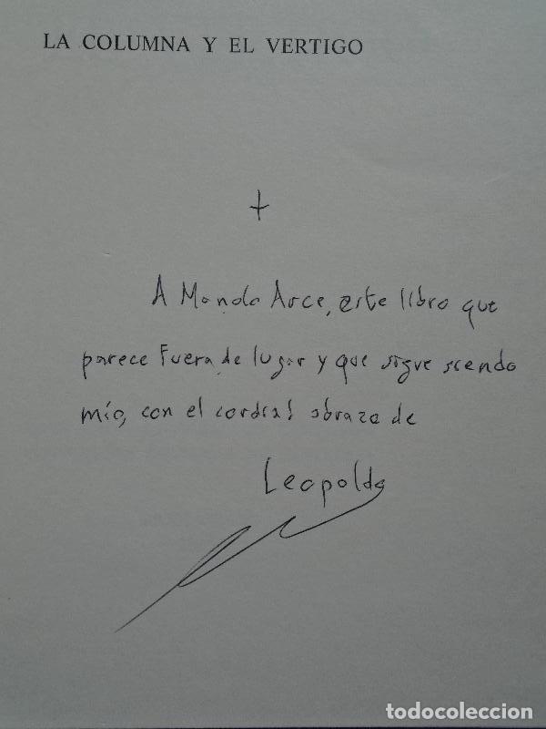 Libros: LA COLUMNA Y EL V&Eacute;RTIGO. - RODRIGUEZ ALCALDE, Leopoldo. - Foto 2