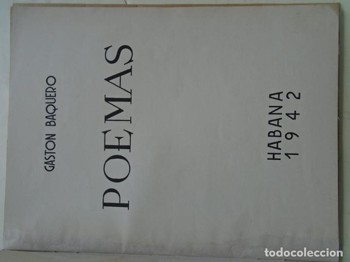 Libros: Poemas. - Baquero, Gast&oacute;n. - Foto 3