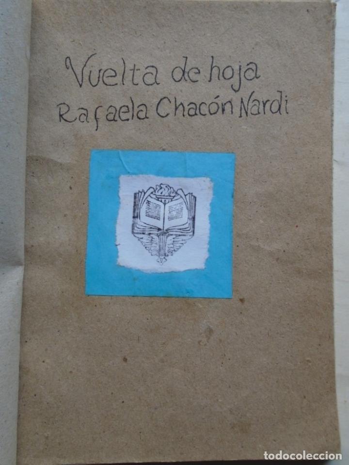 Libros: Vuelta de Hoja. - Chac&oacute;n Nardi, Rafaela. - Foto 2