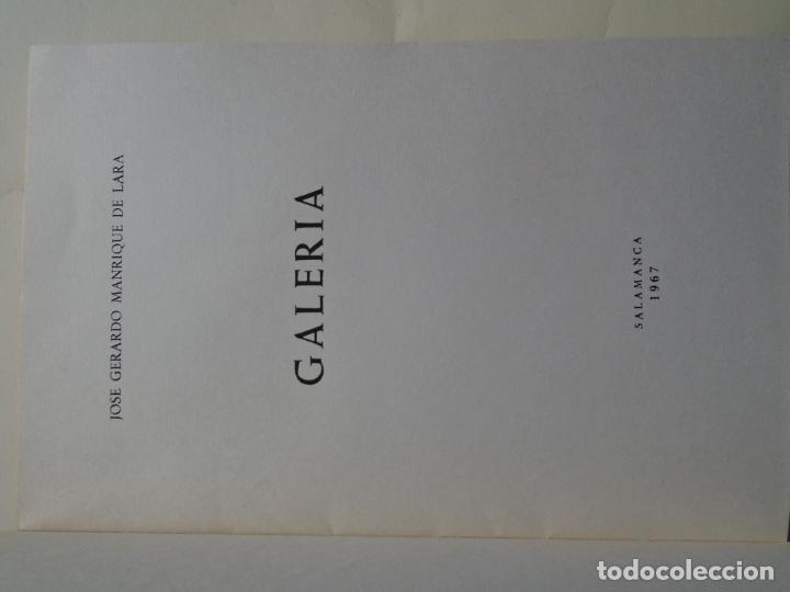 Libros: Galer&iacute;a. (Dedicatoria aut&oacute;grafa.) - MANRIQUE DE LARA, Jos&eacute; Gerardo. - Foto 3