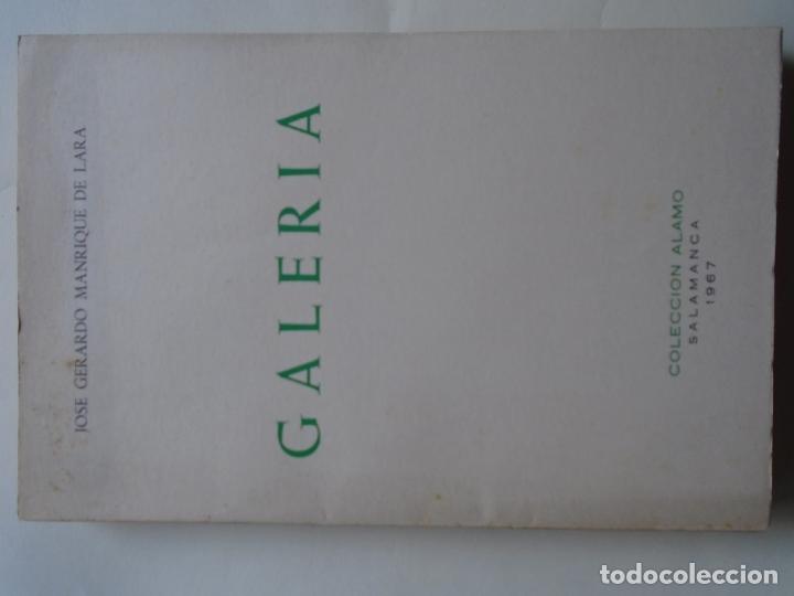 Libros: Galer&iacute;a. (Dedicatoria aut&oacute;grafa.) - MANRIQUE DE LARA, Jos&eacute; Gerardo. - Foto 1