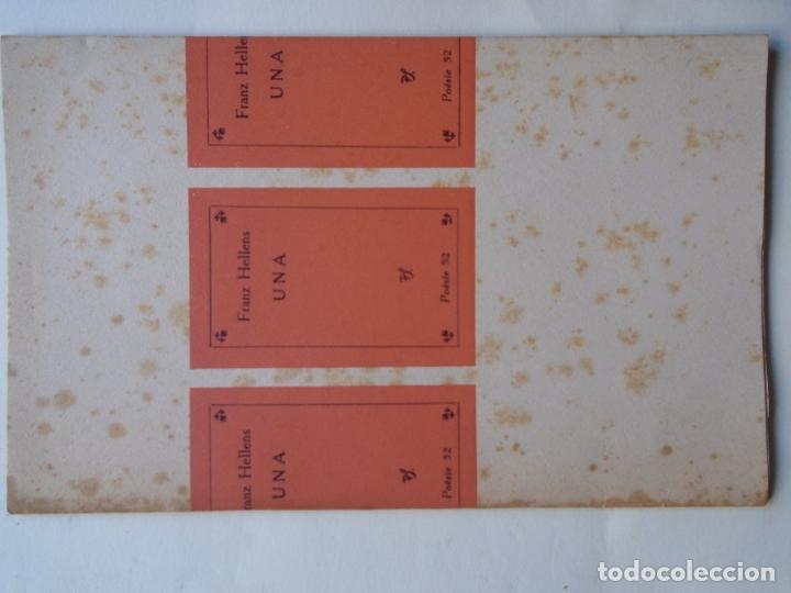 Libros: Una (Presentation copy) - Hellens, Franz. - Foto 2