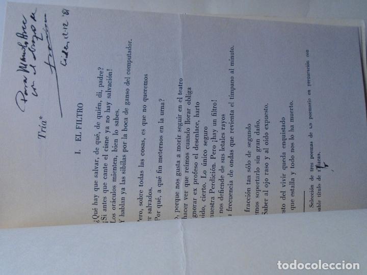 Libros: Tr&iacute;a. (Dedicatoria aut&oacute;grafa.) - Carrasquer, Francisco. - Foto 2