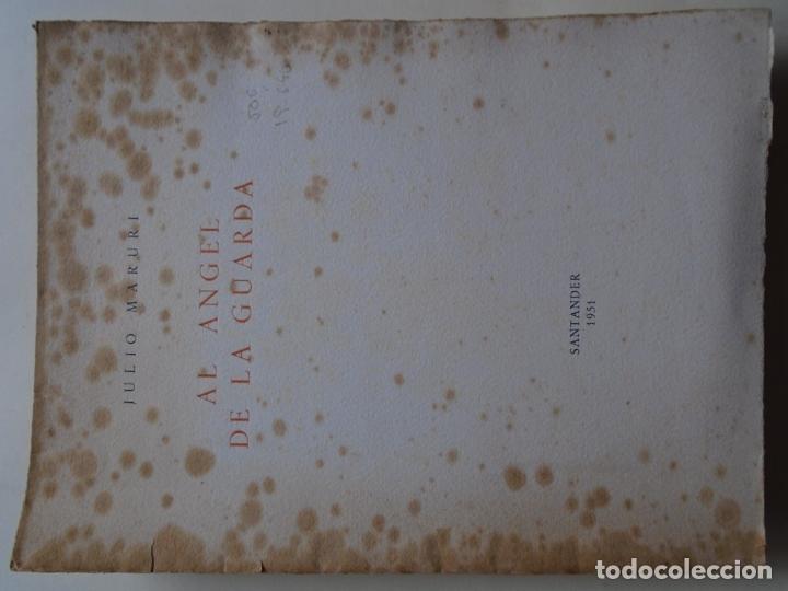 Libros: AL ANGEL DE LA GUARDA. - MARURI, Julio. - Foto 2