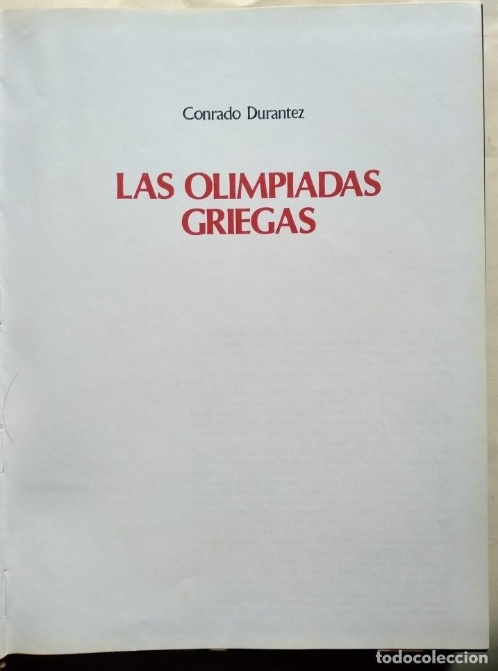 Libros: Las Olimpiadas Griegas. - Durantez, Conrado. - Foto 2