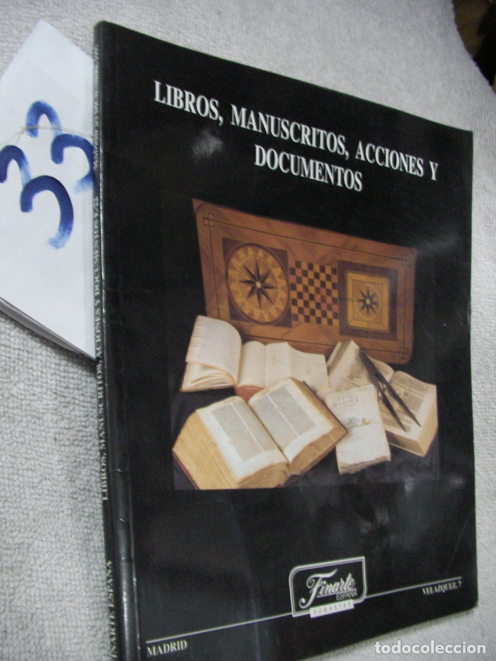 Libros: ANTIGUO CATALOGO - LIBROS, MANUSCRITOS, ACCIONES Y DOCUMENTOS - Foto 1