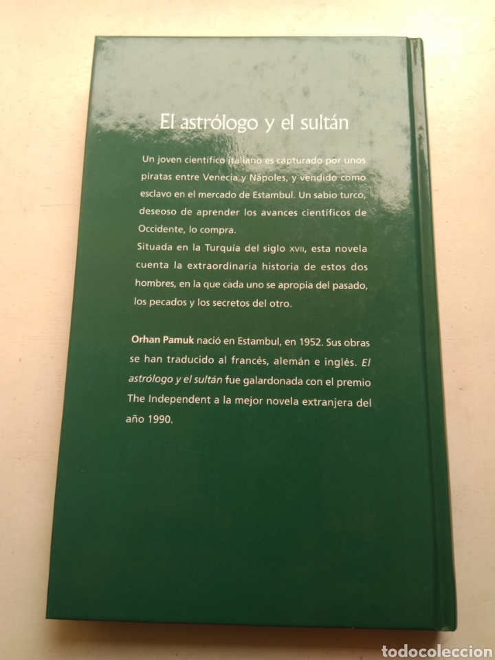 Libros: EL ASTR&Oacute;LOGO Y EL SULT&Aacute;N/ORHAN PAMUK - Foto 2