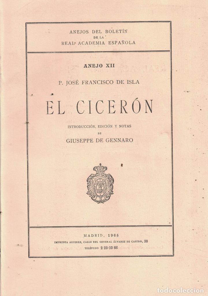 Libros: El Cicer&oacute;n - Jos&eacute; Francisco de Isla - Foto 1