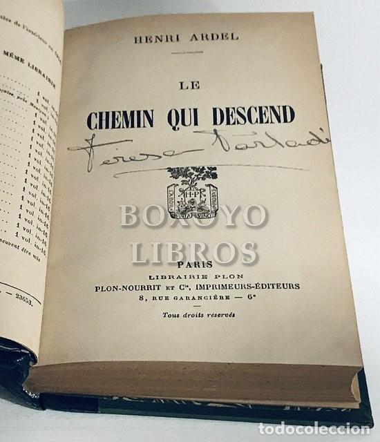 Libros: ARDEL, Henri. Le chemin qui descend - Foto 2