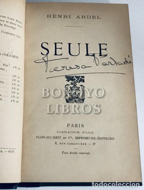 Libros: ARDEL, Henri. Seule - Foto 2