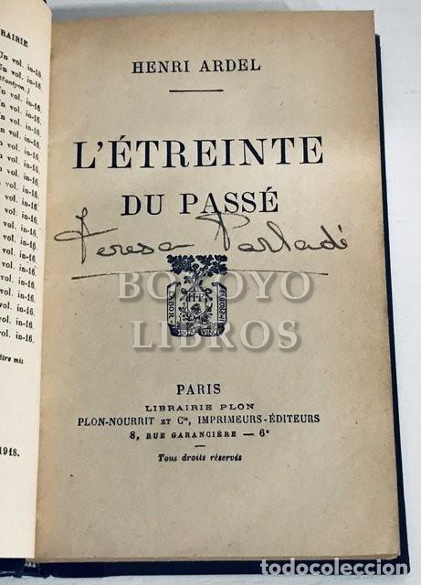 Libros: ARDEL, Henri. L&eacute;treinte du pass&eacute; - Foto 2