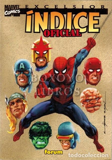 Libros: &Iacute;ndice oficial L&iacute;nea Excelsior. Marvel Comics - Foto 1