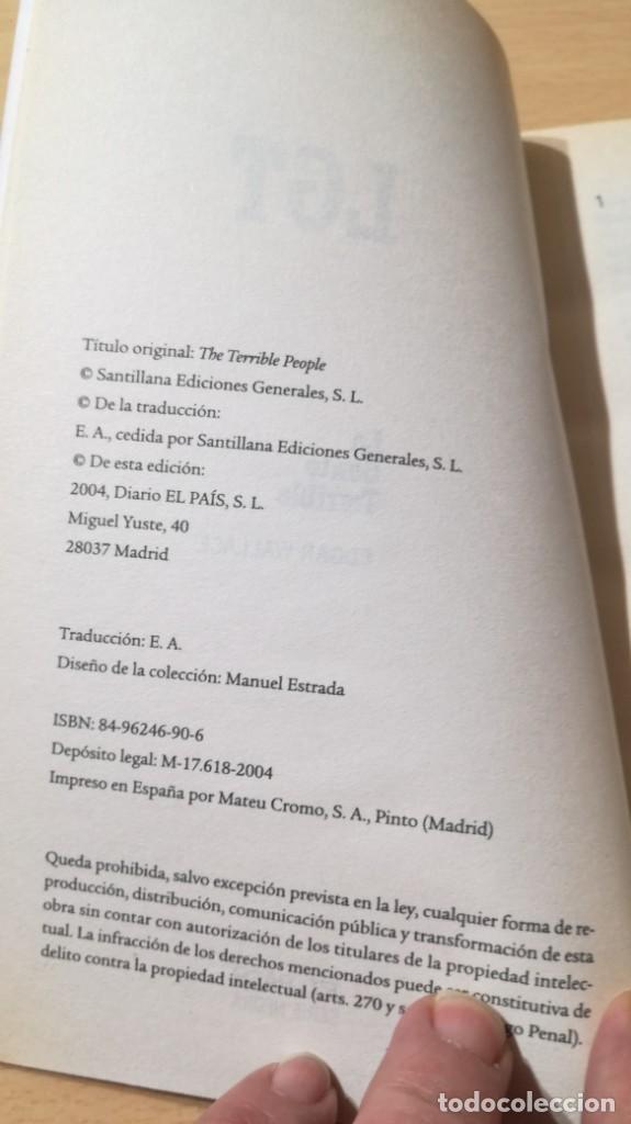 Libros: LA GENTE TERRIBLE - EDGAR WALLACE	EL PAIS	LL-403 - Foto 6