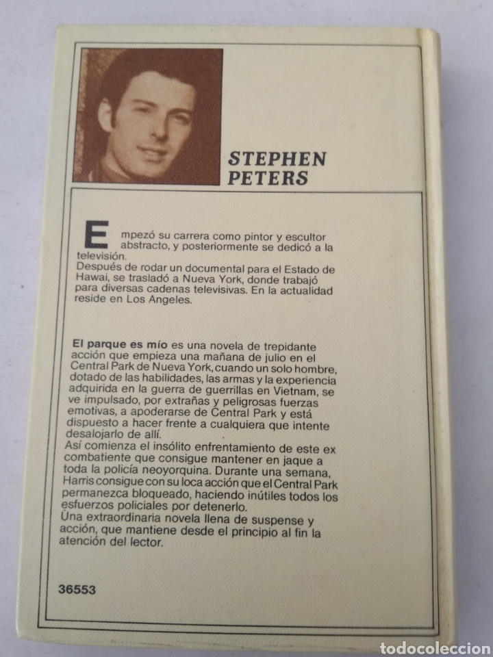 Libros: EL PARQUE ES MIO/STEPHEN PETERS - Foto 2