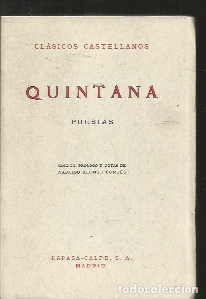 Libros: POESIAS - QUINTANA, MANUEL JOSE - Foto 1