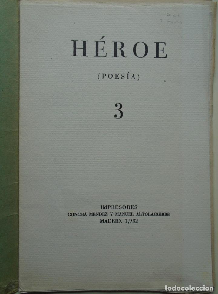 Libros: H&eacute;roe (Poes&iacute;a). 3. - - Foto 2