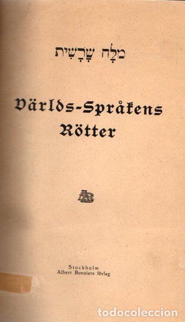 Libros: Varlds Sprakens Rotter - Strindberg, August - Foto 1