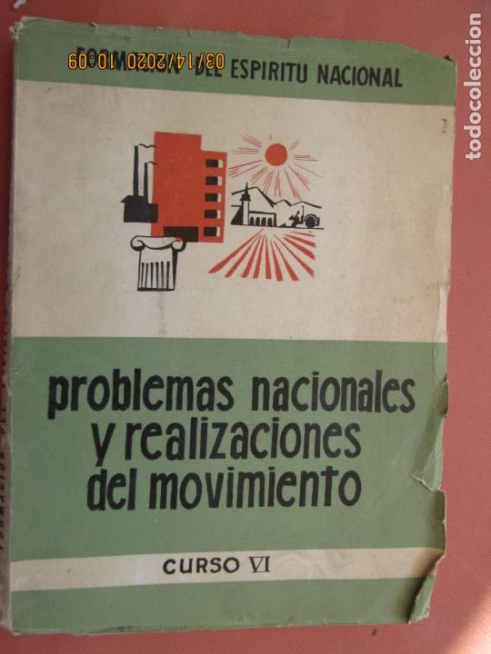 Libros: FORMACI&Oacute;N DEL ESPIRITU NACIONAL + EL PROGRAMA - CURSO VI - 2&ordf; EDICI&Oacute;N A&Ntilde;O 1955. - Foto 1