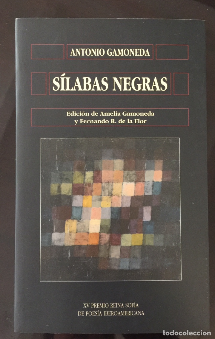 Libros: S&Iacute;LABAS NEGRAS - Gamoneda, Antonio - Foto 1
