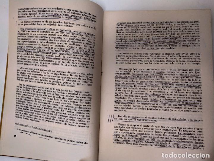 Libros: REFLEXIONES PARA UN DIRECTOR. PETER DRUCKER. 1973. ASOCIACI&Oacute;N PARA EL PROGRESO DE LA DIRECCI&Oacute;N. - Foto 3