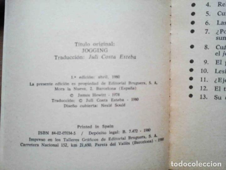 Libros: Jogging, salud y bienestar (James Hewitt) Bruguera - Foto 2