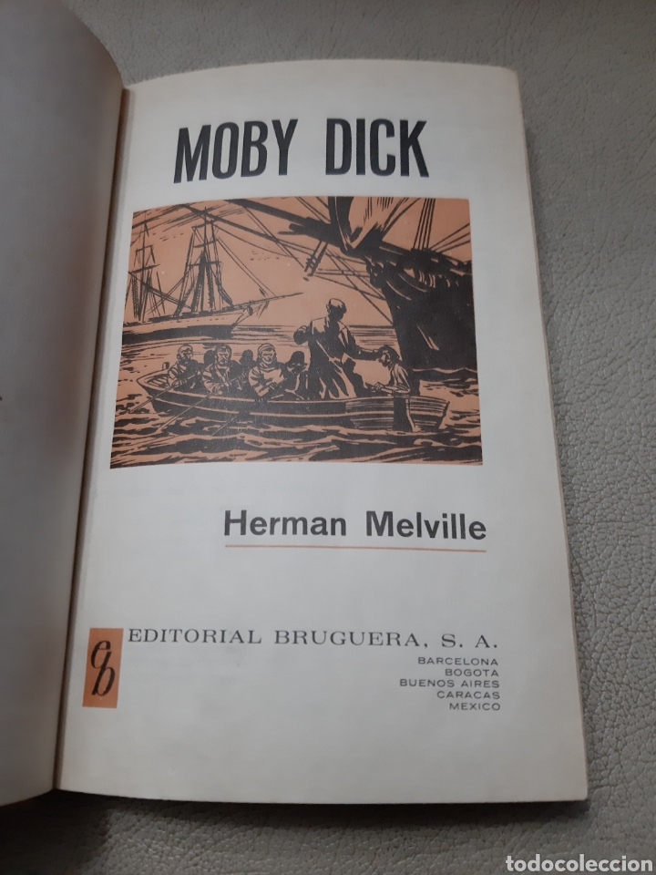 libro moby dick (1.974) serie clásico juveniles - Comprar Libros sin