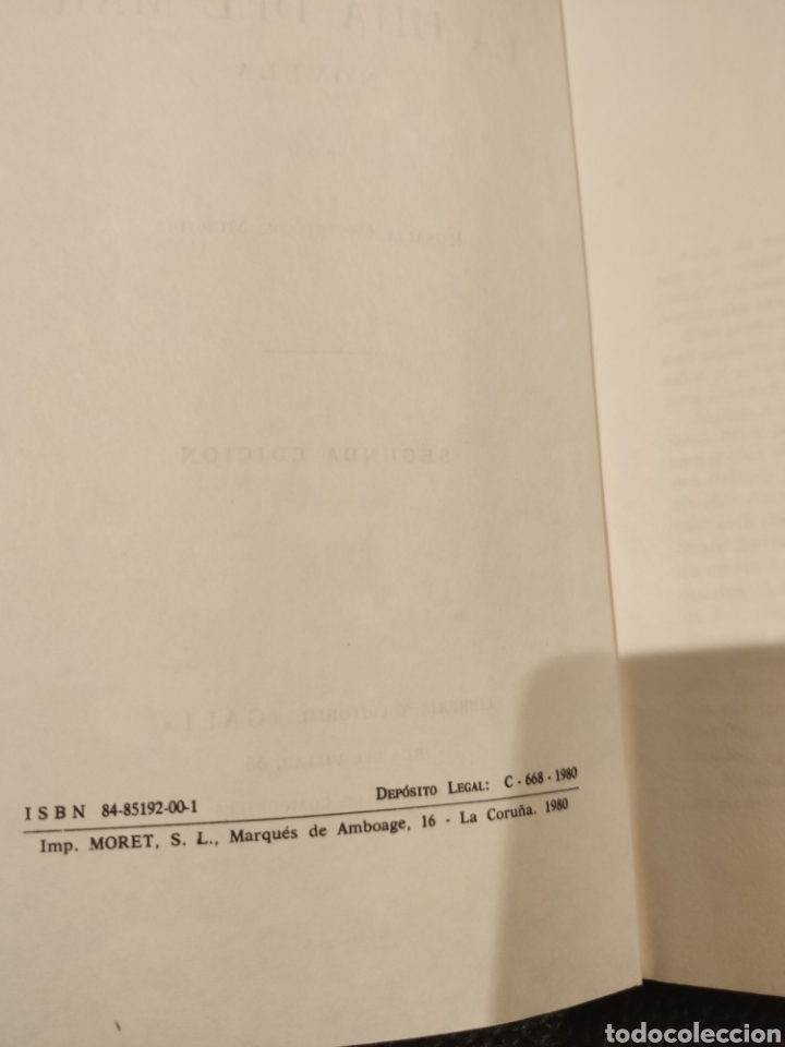 Libros: La hija del mar, Rosal&iacute;a de Castro - Foto 3