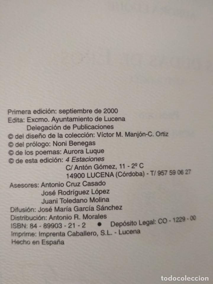 Libros: Las dudas de Eros 4 estaciones, Aurora Luque, 1 edici&oacute;n 2000, libro - Foto 2