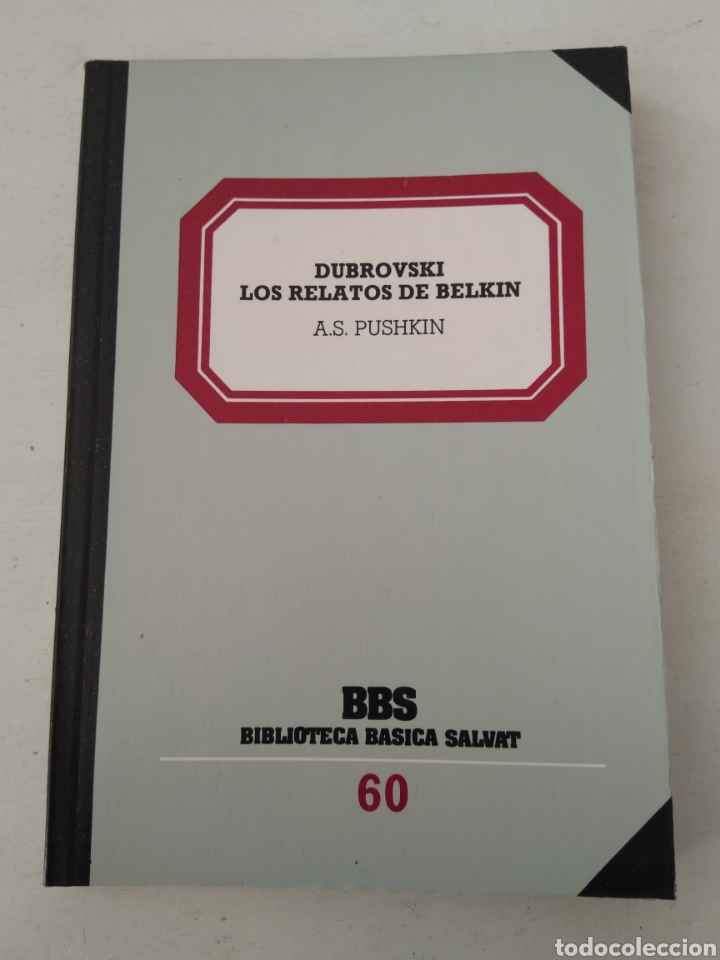 Libros: DUBROVSKI/LOS RELATOS DE BELKIN/A. S. PUSHKIN - Foto 1