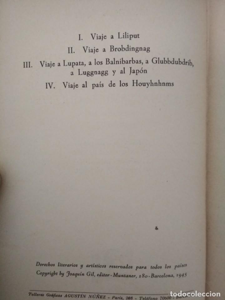 Libros: Viajes de Gulliver, Joaqu&iacute;n Gil 1945 , libro - Foto 4
