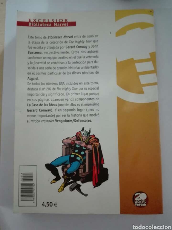 Libros: EL PODEROSO THOR. MARVL COMICS 18. EXCELSIOR BIBL.MARVEL - Foto 2