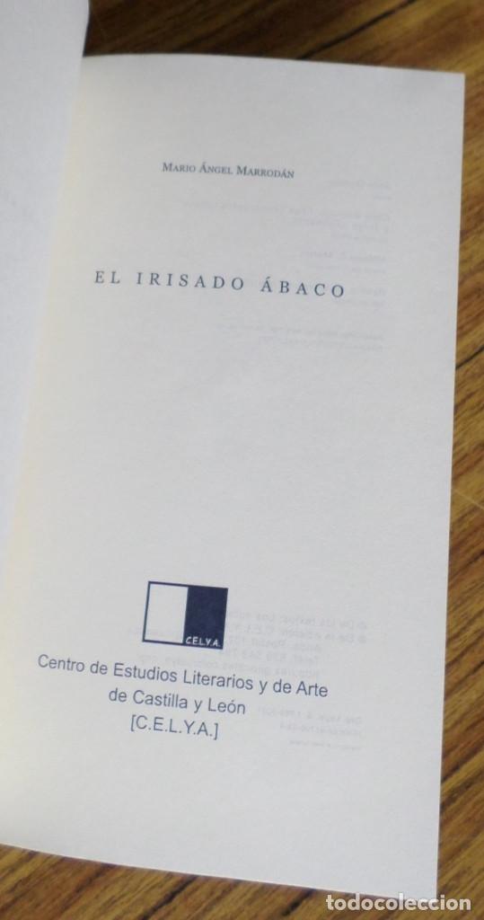 Libros: EL IRISADO ABACO - Mario Angel Marrod&aacute;n - Celya 2002 - Foto 3