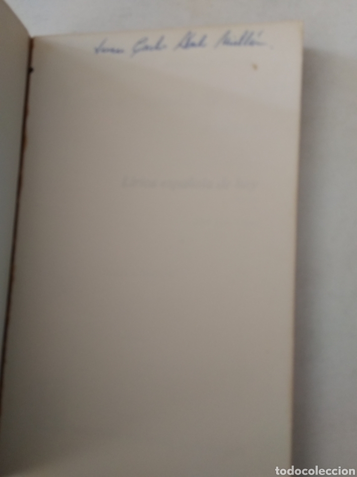 Libros: LIRICA ESPA&Ntilde;OLA DE HOY/JOS&Eacute; LUIS CANO - Foto 2