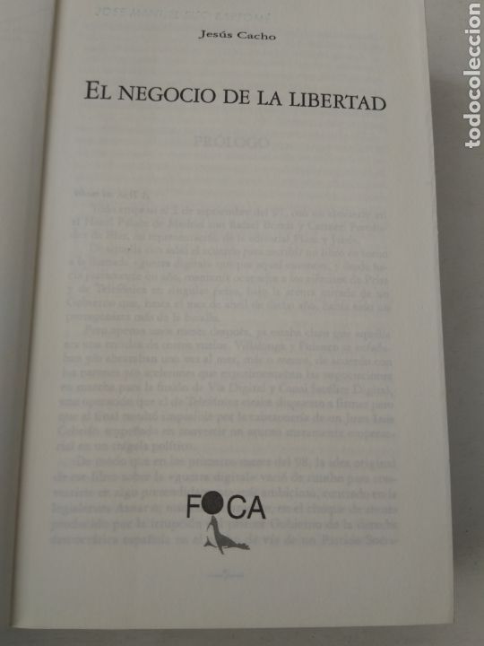 Libros: EL NEGOCIO DE LA LIBERTAD/JESUS CACHO - Foto 3