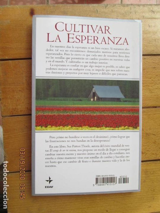 Libros: CULTIVAR LA ESPERANZA - SUE PATTON THOELE - EDAF 2004. - Foto 3