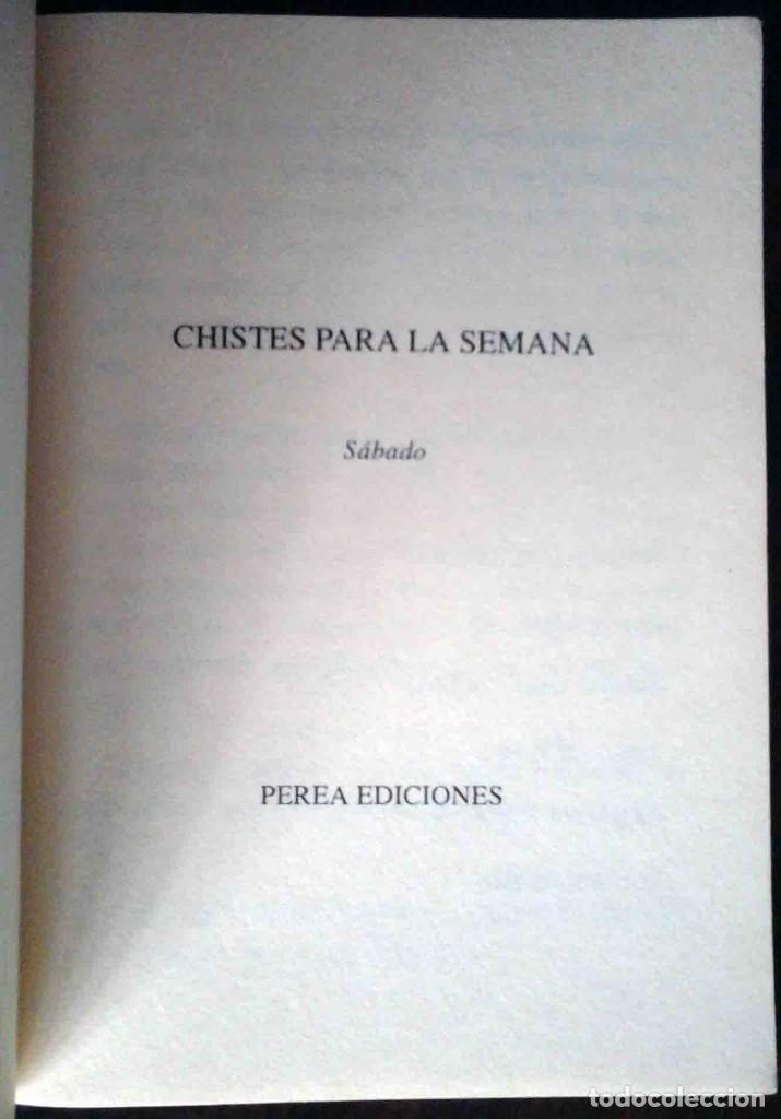 Libros: Chistes de la semana - S&aacute;bado - Perea Ediciones - Foto 2