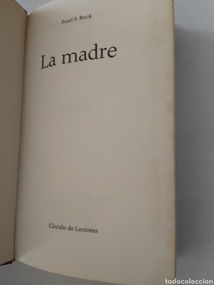 Libros: LA MADRE/PEARL S. BUCK - Foto 2