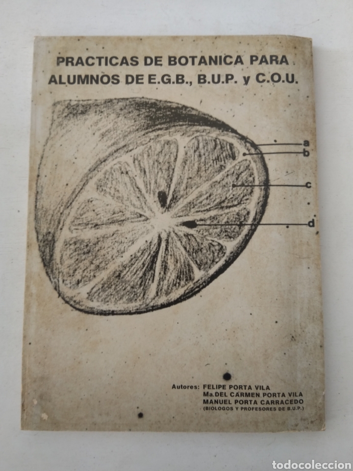Libros: PRACTICAS DE BOT&Aacute;NICA PARA ALUMNOS DE EGB BUP Y COU - Foto 1