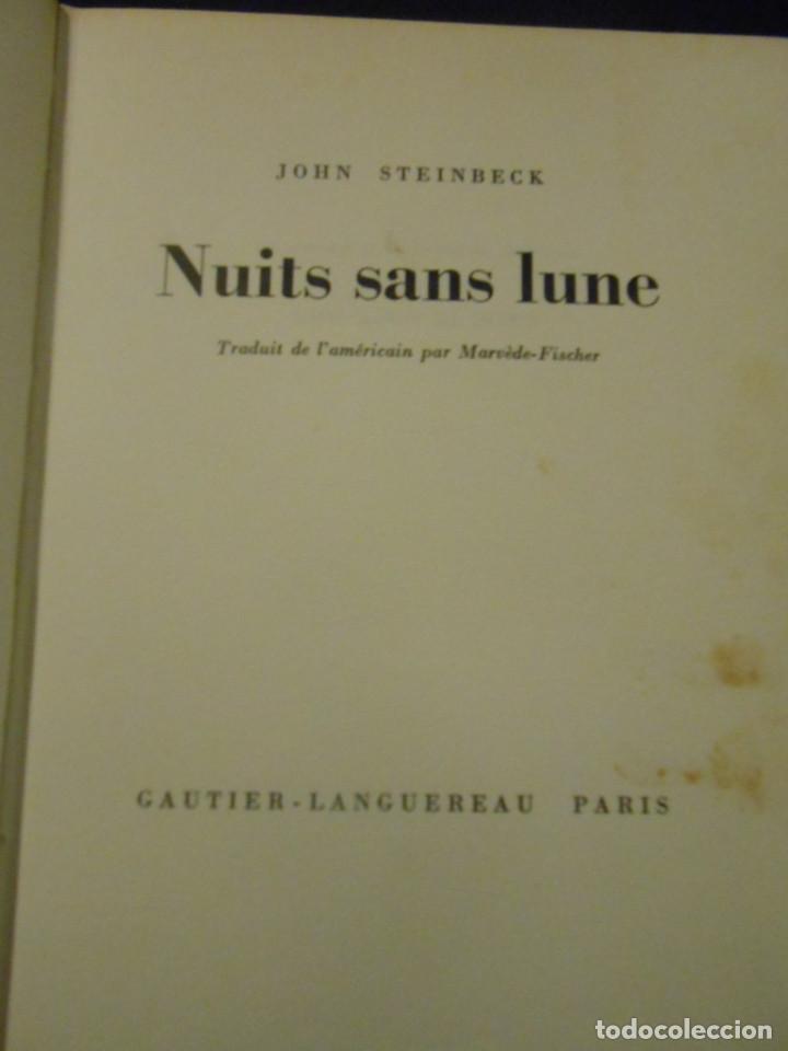 Libros: STEINBECK, John.- - Nuits sans lune. - Foto 1