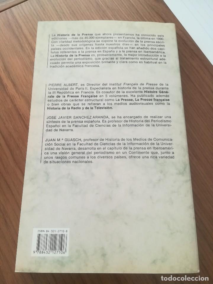 Libros: HISTORIA DE LA PRENSA PIERRE ALBERT - EDICIONES RIALP 1990 - - Foto 5