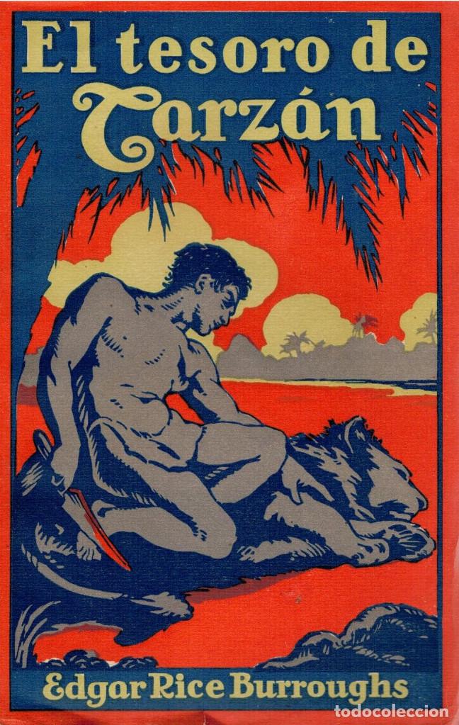 Libros: Edgar Rice Burroughs: El Tesoro de Tarz&aacute;n - Primera Edici&oacute;n en Espa&ntilde;ol - Foto 1