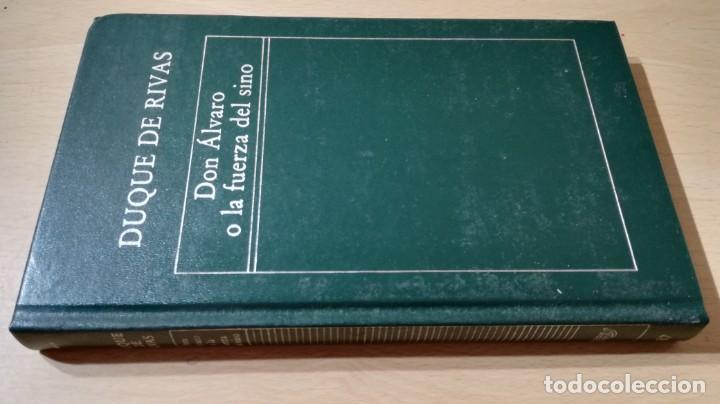 B&uuml;cher: DON ALVARO O LA FUERZA DEL SINO - DUQUE DE RIVAS	 ORBIS	K303