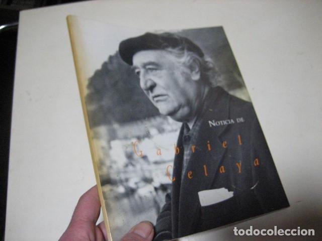 Libros: NOTICIA DE GABRIEL CELAYA - 1987 - GRAN FORMATO - - Foto 1